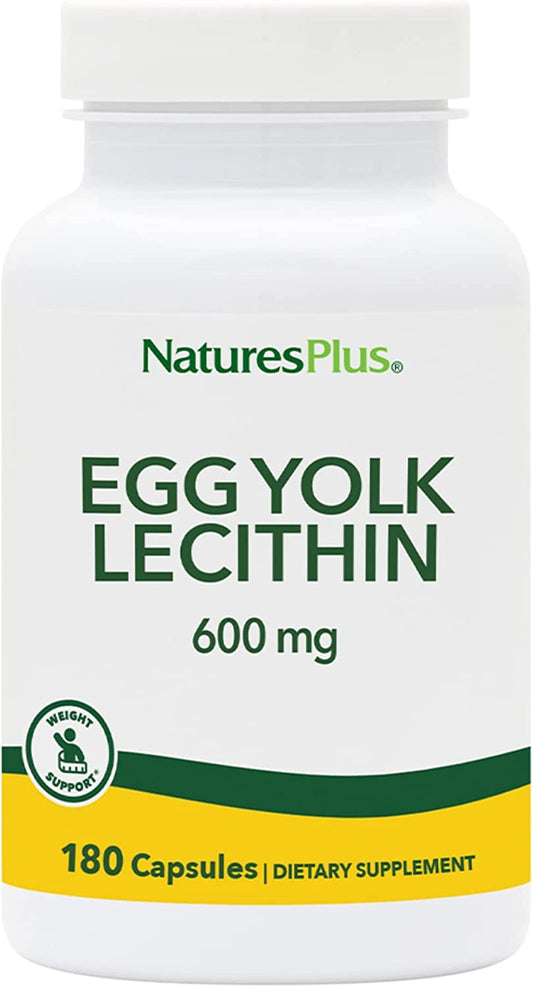 [레시틴] 네이쳐스 플러스 난황 레시틴 NaturesPlus Egg Yolk LECITHIN 600mg 90캡슐